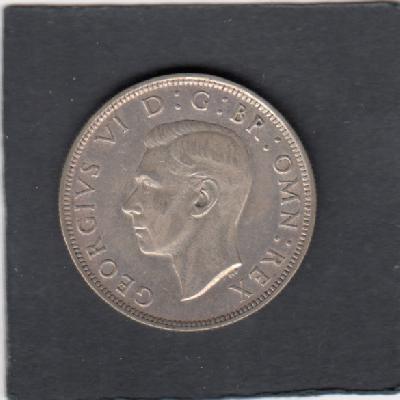 Beschrijving: 1/2 Crown  GEORGIUS VI  